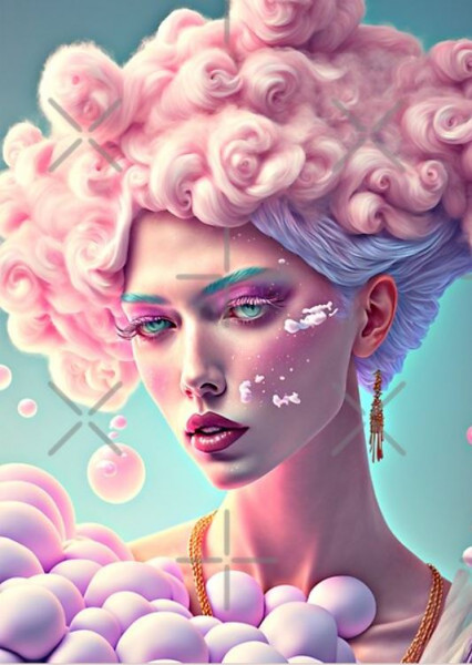 Candyfloss lady